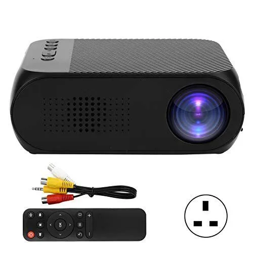 Limouyin Mini Projector, Portable Mobile Phone WiFi Projector, Micro 1080P HDMI Multi-Function Home Theater, Compatible with Laptops_Smart