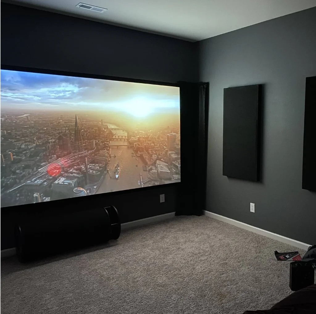 Aesthetic Design Home Cinema setup Project in Lahore Pakistan