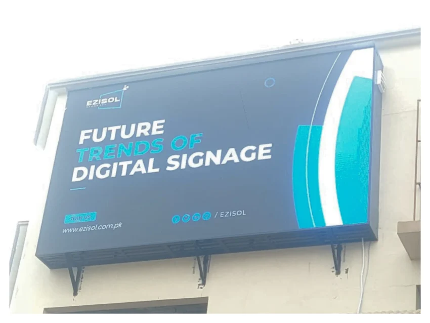 EziSol installed a comprehensive solution for P8 Outdoor Screen at Mall of Gujrat.